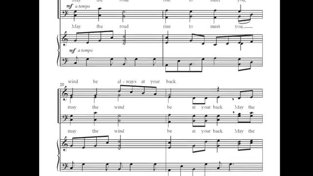 CGE313 An Irish Blessing  SATB - Mary Lynn Lightfoot